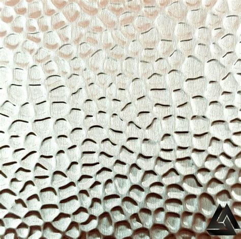 hammered stainless steel sheet metal|textured hammer used for.